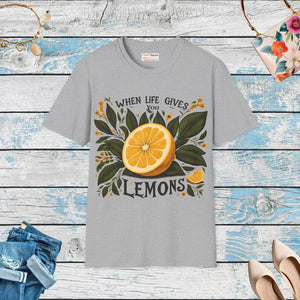 Lemons Unisex Softstyle Tee - Inspirational Comfort - Dipaliz - Sport Grey / s - T-shirts