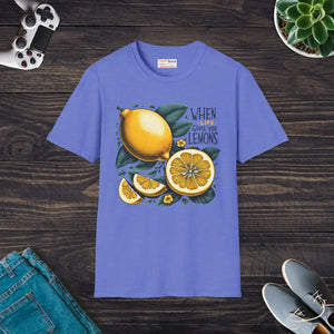 Lemon Twist Exclusive Dipaliz Unisex Softstyle Tee - Fresh Vibes - Heather Royal / s - T-shirts