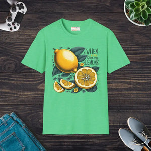 Lemon Twist Exclusive Dipaliz Unisex Softstyle Tee - Fresh Vibes - Heather Irish Green / s - T-shirts
