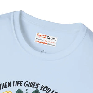 Unisex Softstyle T-shirt - Sliced Lemon Design - Dipaliz - T-shirts