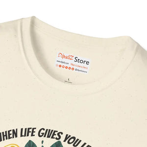 Unisex Softstyle T-shirt - Sliced Lemon Design - Dipaliz - T-shirts