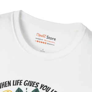 Unisex Softstyle T-shirt - Sliced Lemon Design - Dipaliz - T-shirts