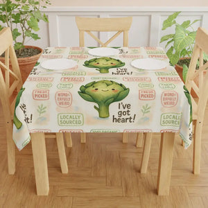 Quality Whimsical Tablecloth - Bright Dining Gift Ideas - Dipaliz - one Size / White - Tablecloths