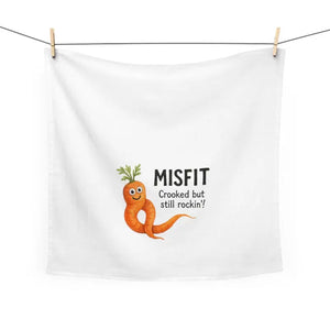 Whimsical Carrot Tea Towel - Colorful Kitchen Decor - Dipaliz - White / 28’’ × - Towels