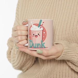 Whimsical Dunk Ceramic Mug - Coffee Ritual Design - Dipaliz - Mugs