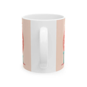 Whimsical Dunk Ceramic Mug - Coffee Ritual Design - Dipaliz - Mugs