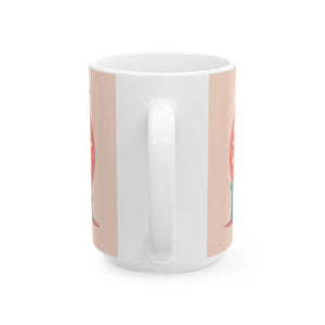 Whimsical Dunk Ceramic Mug - Coffee Ritual Design - Dipaliz - Mugs
