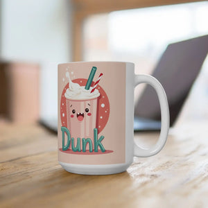 Whimsical Dunk Ceramic Mug - Coffee Ritual Design - Dipaliz - Mugs
