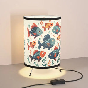 Fish Tripod Lamp - Whimsical Vibrant Design - Dipaliz - one Size / Black - Lamps