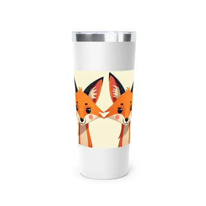 Fox Tumbler 22oz - Insulated Coffee Adventure Essential - Dipaliz - White - Tumblers