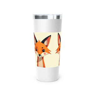 Fox Tumbler 22oz - Insulated Coffee Adventure Essential - Dipaliz - White - Tumblers