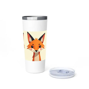 Fox Tumbler 22oz - Insulated Coffee Adventure Essential - Dipaliz - White - Tumblers