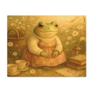 Whimsical Frog Placemat - Charming Kitchen Decor - Dipaliz - 18’’ × 14’’ - Placemats