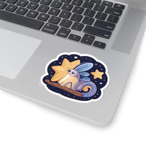 Whimsical Glow Worm Kiss-cut Stickers - Playful Charm - Dipaliz - Decorative