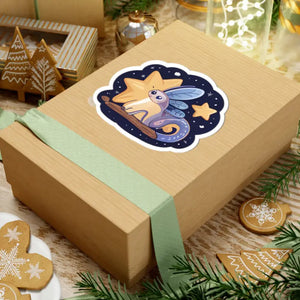 Whimsical Glow Worm Kiss-cut Stickers - Playful Charm - Dipaliz - Decorative