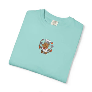 Whimsical Hippo Chef Cozy Tee - Soft Cotton Blend - Dipaliz - T-shirts