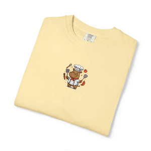 Whimsical Hippo Chef Cozy Tee - Soft Cotton Blend - Dipaliz - T-shirts
