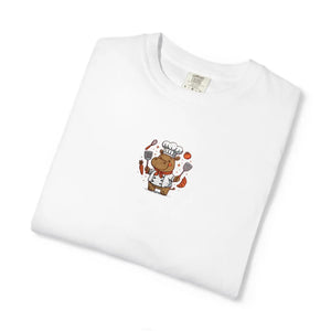 Whimsical Hippo Chef Cozy Tee - Soft Cotton Blend - Dipaliz - T-shirts