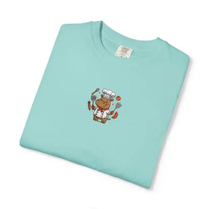 Whimsical Hippo Chef Cozy Tee - Soft Cotton Comfort - Dipaliz - T-shirts