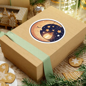 Moon Kiss-cut Stickers - Whimsical Dreamy Decor - Dipaliz - Decorative