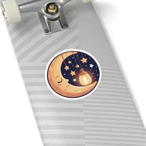 Moon Kiss-cut Stickers - Whimsical Dreamy Decor - Dipaliz - Decorative