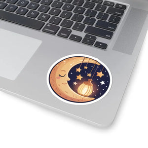 Moon Kiss-cut Stickers - Whimsical Dreamy Decor - Dipaliz - Decorative