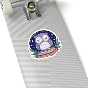 Whimsical Owl Kiss-cut Stickers - Vibrant Artful Decor - Dipaliz - Decorative