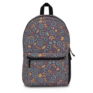 Whimsical Pattern Backpack Vibrant Boho Style Durable Comfort Dipaliz - one Size - School Backpacks