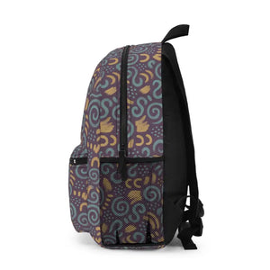 Whimsical Pattern Backpack Vibrant Boho Style Durable Comfort Dipaliz - one Size - School Backpacks