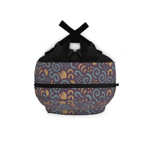 Whimsical Pattern Backpack - Vibrant Boho Style - Dipaliz - School Backpacks