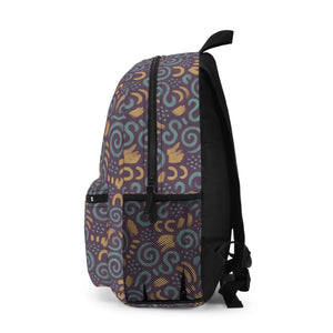 Whimsical Pattern Backpack - Vibrant Boho Style - Dipaliz - School Backpacks