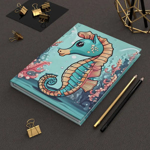 Seahorse Hardcover Journal Lined Pages for Bold Writers - Dipaliz - Journals