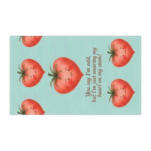 Home Decor - Whimsical Tomato Tea Towels - Sunny Vibes Kitchen - Dipaliz
