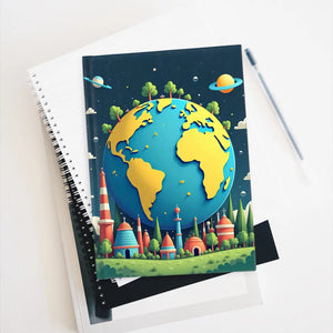 Whimsical World Ruled Lines Journal - Creative Dreamers - Dipaliz - Journals