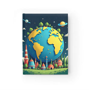 Whimsical World Ruled Lines Journal - Creative Dreamers - Dipaliz - Journals