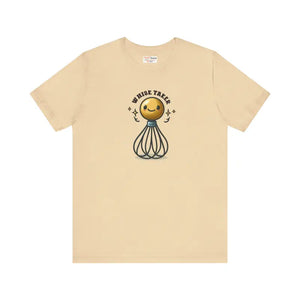 Fun Cooking Flair Sleeve Tee Offers Food Lovers Style - Dipaliz - Soft Cream / Xs - T-shirts