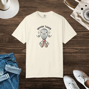 Whisk Taker Unisex Garment-dyed T-shirt - High-quality Fabric - Dipaliz - Ivory / s - T-shirts
