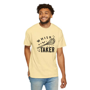 Whisk Taker Unisex Garment-dyed Tee - Bold Street Art Design - Dipaliz - T-shirts
