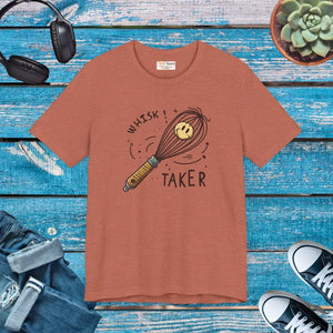 Unisex Jersey Whisk Taker Tee Bold Culinary Design Dipaliz - T-shirts