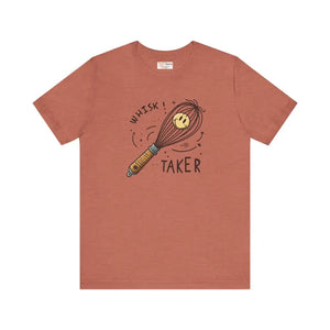 Unisex Jersey Whisk Taker Tee Bold Culinary Design Dipaliz - Heather Clay / Xs - T-shirts