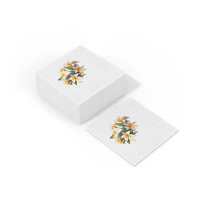 White Coined Napkins – 3 Ply Party Tableware - Dipaliz - Paper