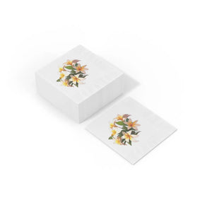 White Coined Napkins – 3 Ply Party Tableware - Dipaliz - Paper