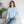 Cozy White Crewneck Sweatshirt - Floral Bunny Illustration - Dipaliz - Sweatshirts - m