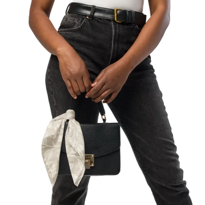 All-over Print Bandana White Floral Vines Breathable - Dipaliz - s - Bandanas & Headties