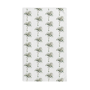 White Flowers Hand Towel – Polyester-cotton - Dipaliz - Towels