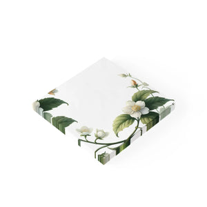Floral Sticky Notes - Gsm White Uncoated Paper - Dipaliz