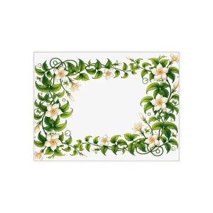 Serene White Flower Ceramic Photo Tiles Nature Design - Dipaliz - 6’’ × 8’’ / Matte - Wall