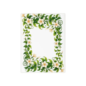 Serene White Flower Ceramic Photo Tiles Nature Design - Dipaliz - Wall