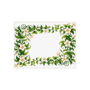 Serene White Flower Ceramic Photo Tiles - Dipaliz - Wall