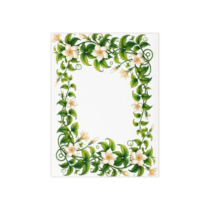 Serene White Flower Ceramic Photo Tiles - Dipaliz - Wall